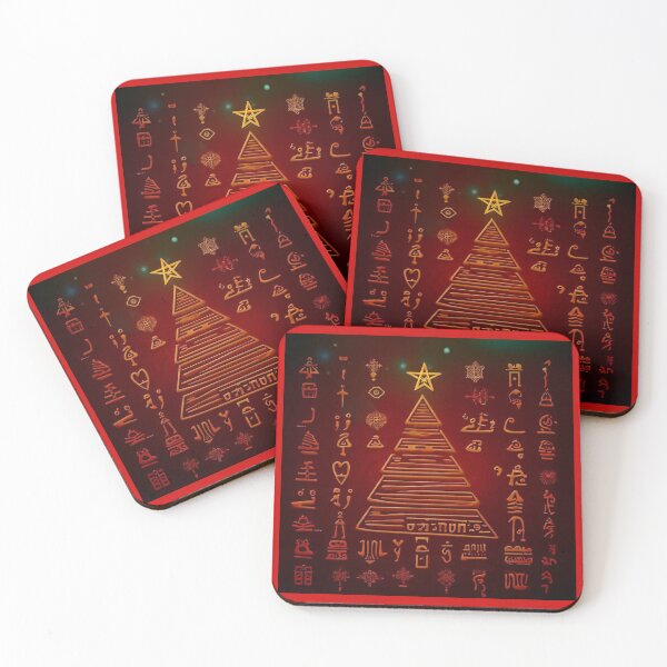 Item preview, Christmas Egyptian Hieroglyphs 1 designed and sold by CrankyOldDude.
