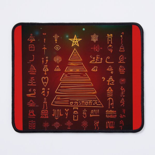 Item preview, Christmas Egyptian Hieroglyphs 1 designed and sold by CrankyOldDude.