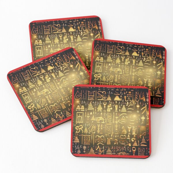 Item preview, Christmas Egyptian Hieroglyphs 2 designed and sold by CrankyOldDude.