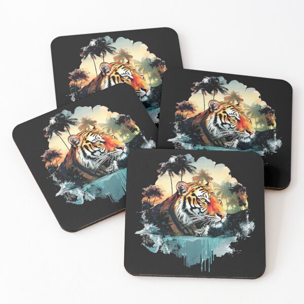 Item preview, Tiger Double Exposure Art designed and sold by Ninuninunu.