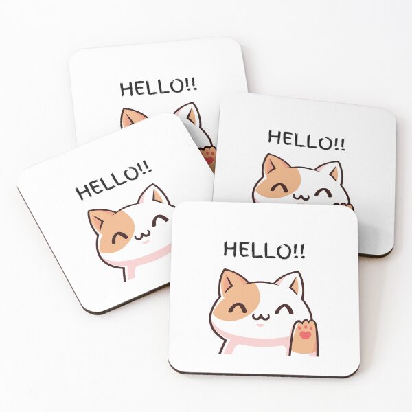 Item preview, Kitty Say Hello! T-Shirt designed and sold by TeesByNima.