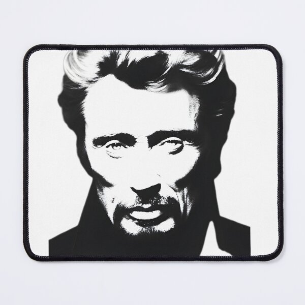 Item preview, Portrait B&W JOHNNY HALLYDAY designed and sold by TotoyCreation.