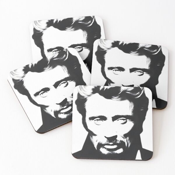 Item preview, Portrait B&W JOHNNY HALLYDAY designed and sold by TotoyCreation.