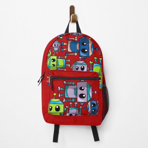 Item preview, Whimsical Robot Stack – Colorful Cartoon Robot Pile designed and sold by Fun Funky Designs.
