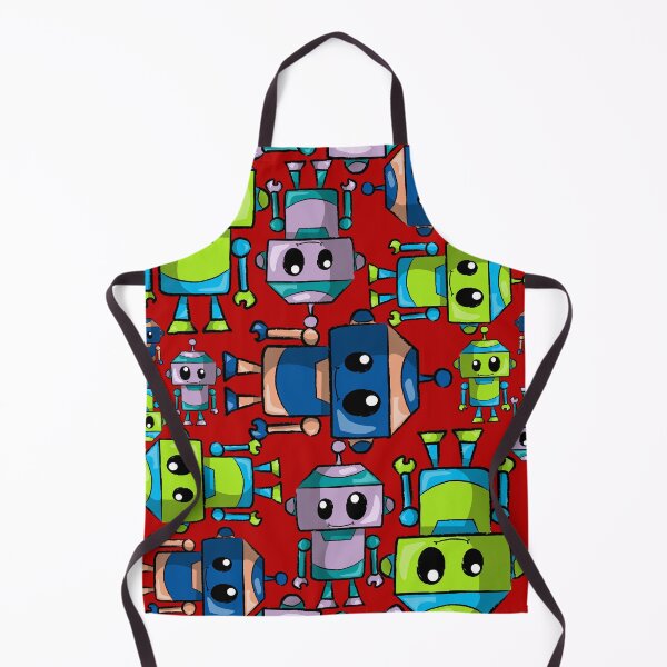 Item preview, Whimsical Robot Stack – Colorful Cartoon Robot Pile designed and sold by Fun Funky Designs.