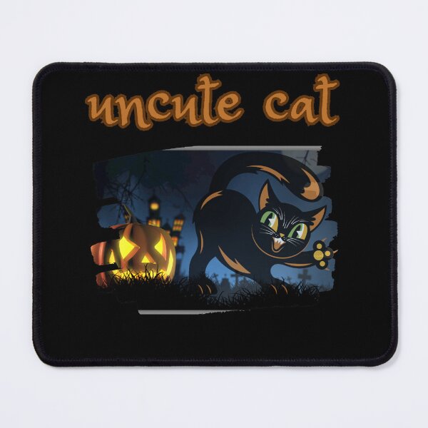 Item preview, Uncute Cat Halloween designed and sold by MomLifeDesign.