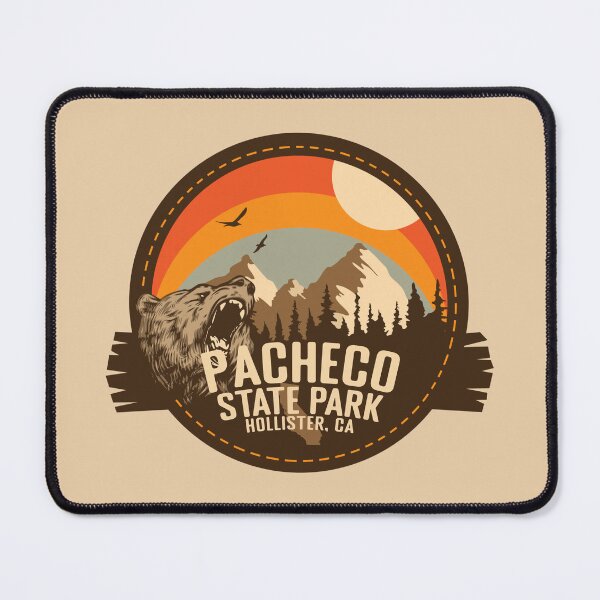 Item preview, Pacheco State Park California - CA Retro Souvenir Badge designed and sold by mountainfad.