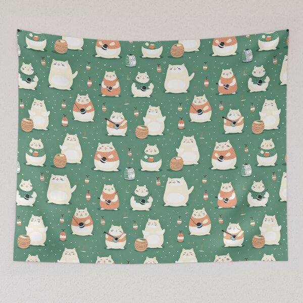 Item preview, Chubby Cute Cats #5 designed and sold by D-CuteArt.