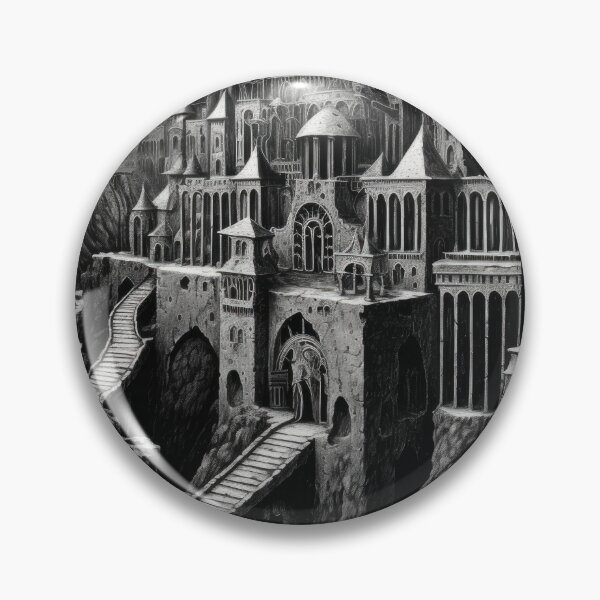 Item preview, Mystical Mountain Fortress designed and sold by VisionDuke.