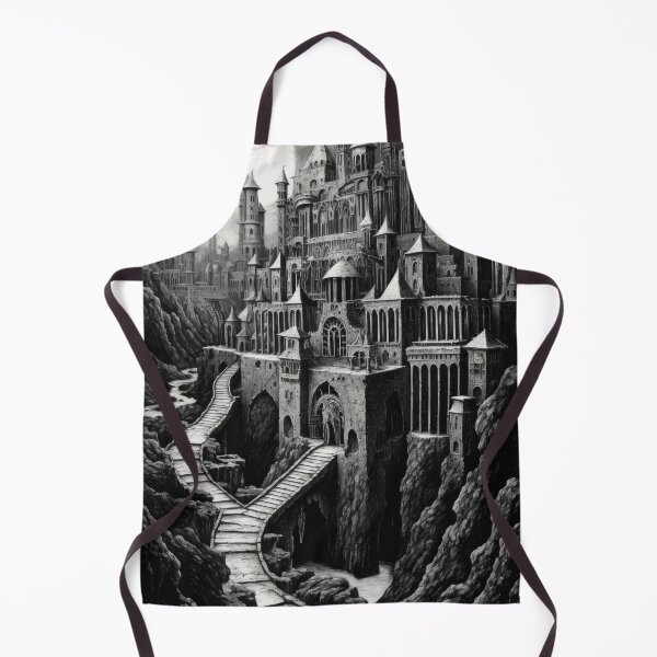 Item preview, Mystical Mountain Fortress designed and sold by VisionDuke.