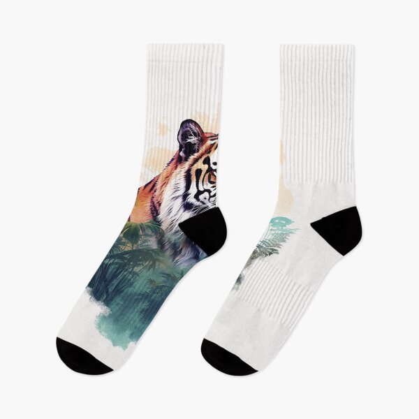 Item preview, Tiger Double Exposure Art designed and sold by Ninuninunu.