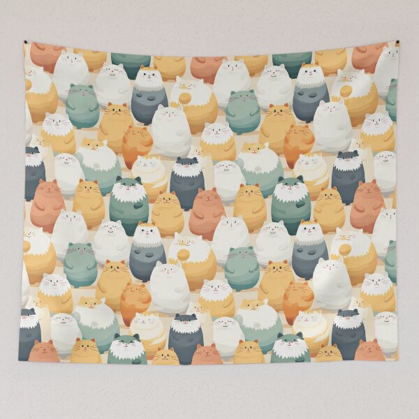 Item preview, Chubby Cute Cats #6 designed and sold by D-CuteArt.
