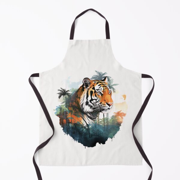Item preview, Tiger Double Exposure Art designed and sold by Ninuninunu.
