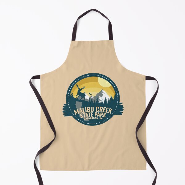Item preview, Malibu Creek State Park California - CA Retro Souvenir Badge designed and sold by mountainfad.