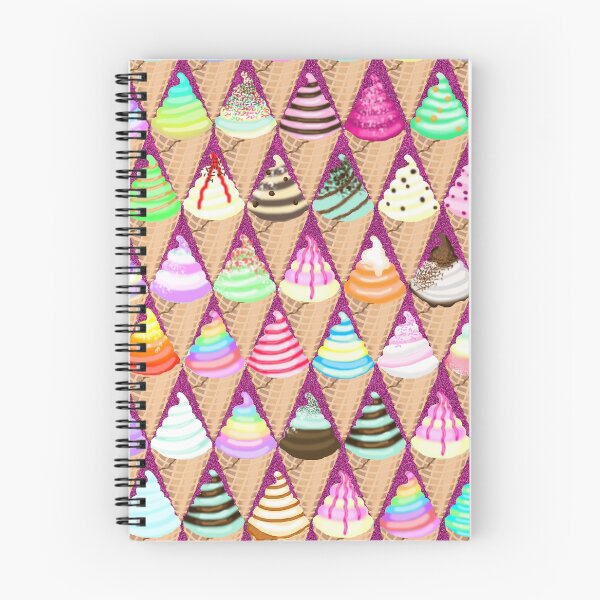 Item preview, Hand Drawn Ice Cream Pattern Spring/Summer designed and sold by jaggerstudios.