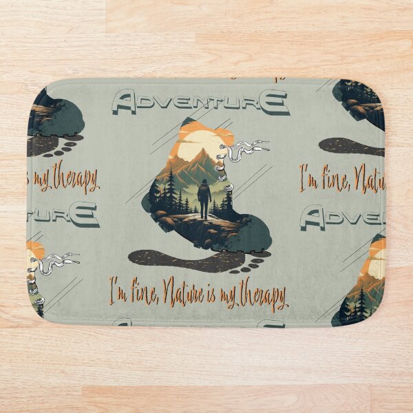Item preview, Hiking in nature is therapy designed and sold by RiSchuDesign.
