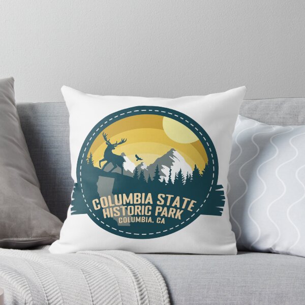Item preview, Columbia State Historic Park California - CA Retro Souvenir Badge designed and sold by mountainfad.