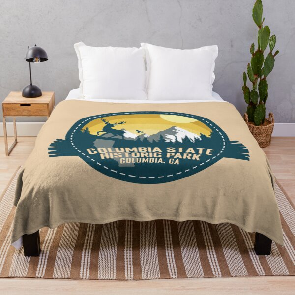 Item preview, Columbia State Historic Park California - CA Retro Souvenir Badge designed and sold by mountainfad.