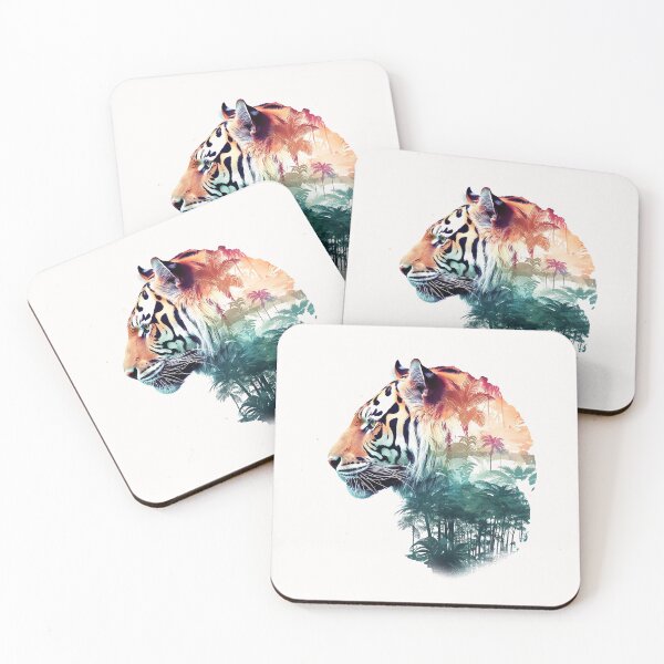 Item preview, Tiger Double Exposure Art designed and sold by Ninuninunu.