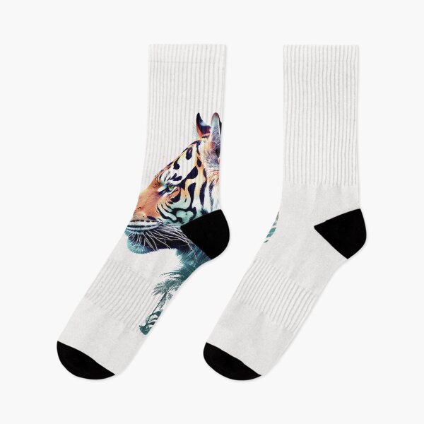 Item preview, Tiger Double Exposure Art designed and sold by Ninuninunu.