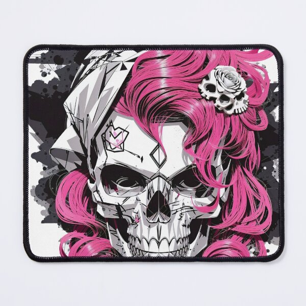 Artikelvorschau, Rosa Totenkopf, Skelett, Mädchen entworfen und verkauft von Chemikal1993.