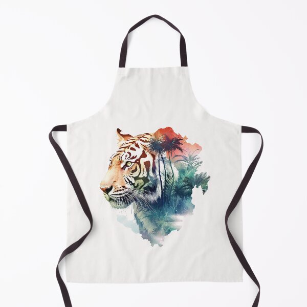 Item preview, Tiger Double Exposure Art designed and sold by Ninuninunu.