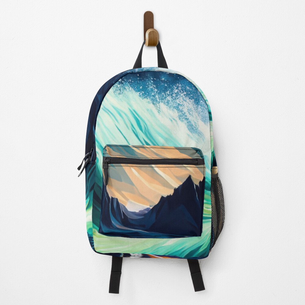 Vista previa del artículo con la obra «Mochila», diseñado y vendido por GGardenStudio.