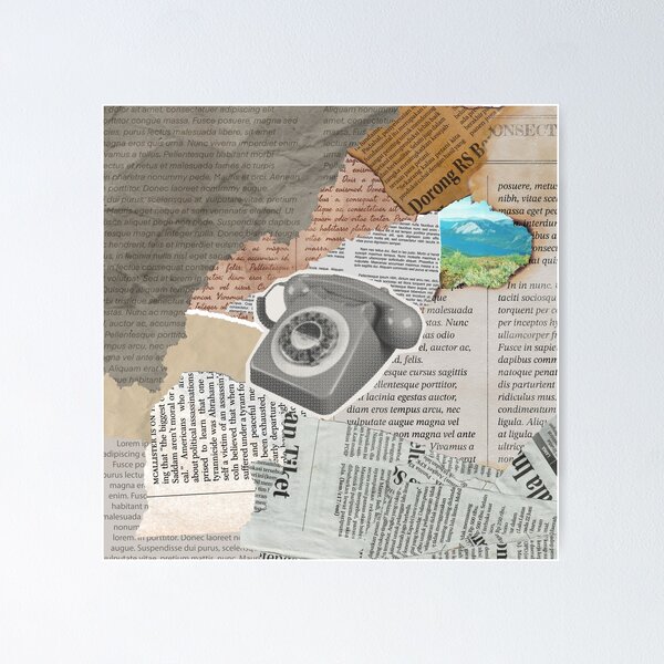 Item preview, Telephone and newspaper designed and sold by Mohammedalturki.