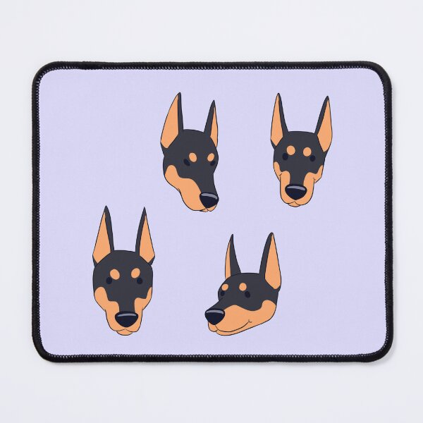 Item preview, Cute doberman dog face pack  designed and sold by Yaragold.