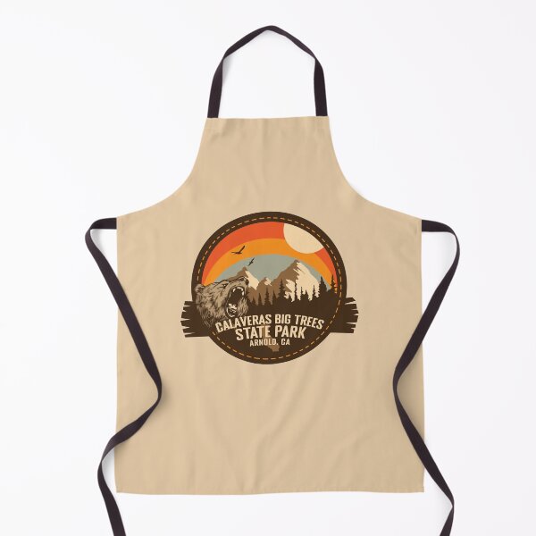 Item preview, Calaveras Big Trees State Park California - CA Retro Souvenir Badge designed and sold by mountainfad.