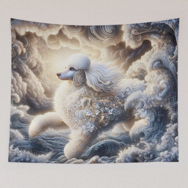 Item preview, White Poodle  designed and sold by purplesensation.