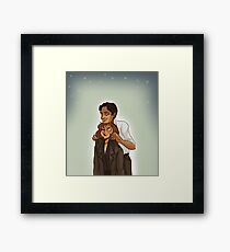 Mulder and Scully Framed Print
