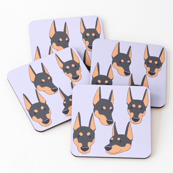 Item preview, Cute doberman dog face pattern  designed and sold by Yaragold.
