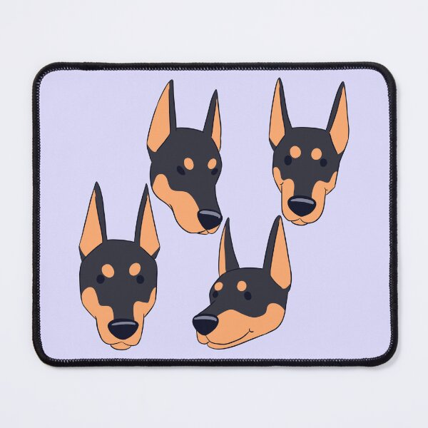 Item preview, Cute doberman dog face pattern designed and sold by Yaragold.