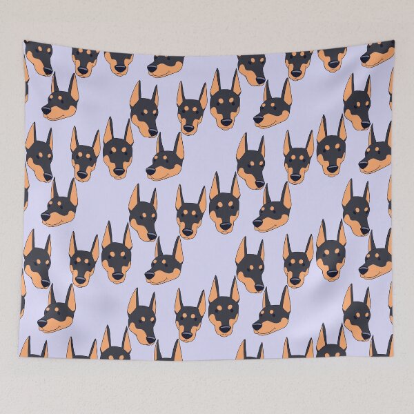 Item preview, Cute doberman dog face pattern  designed and sold by Yaragold.