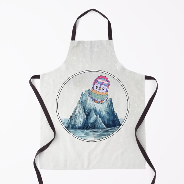 Item preview, Cute Penguin in Ski Goggles in Transgender Flag Colors designed and sold by Savchuk-Vova.