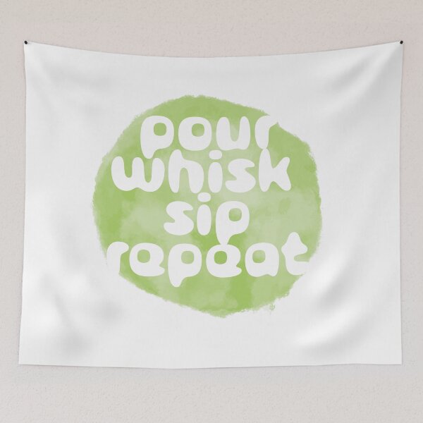 Item preview, Pour, whisk, sip, repeat matcha lover designed and sold by illidesign.