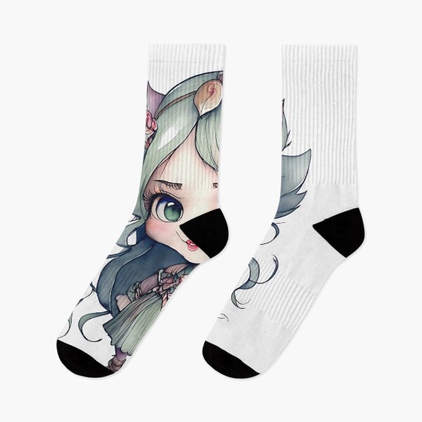 Item preview, Girl Watercolor, cute, animal, cartoon, kids, children, fun, beautiful designed and sold by Cyber Kids.