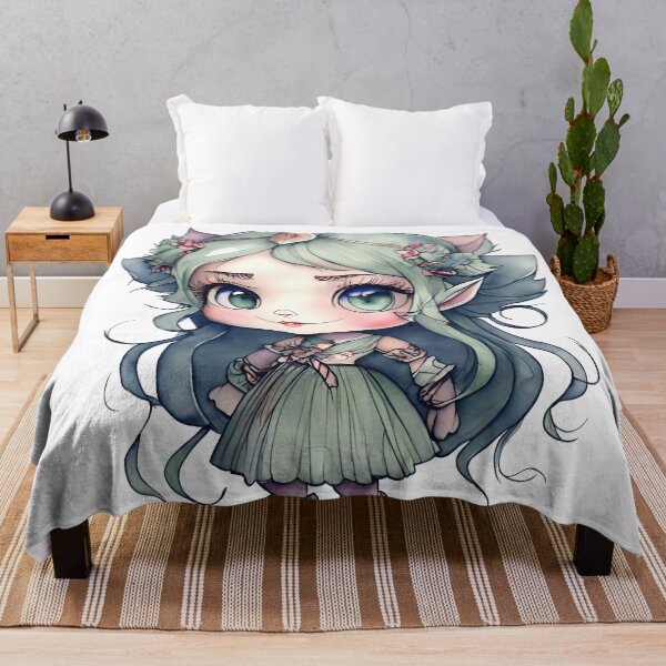 Item preview, Girl Watercolor, cute, animal, cartoon, kids, children, fun, beautiful designed and sold by Cyber Kids.