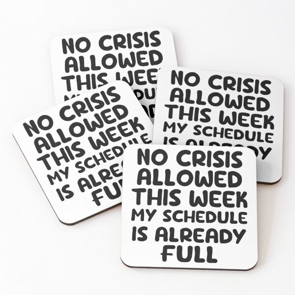 Item preview, Funny Coworker Mug No Crisis Allowed This Week My Schedule is Already Full Mug Funny Coworker Gifts Work Coffee Cup Funny Boss Gifts designed and sold by Lively Listings.