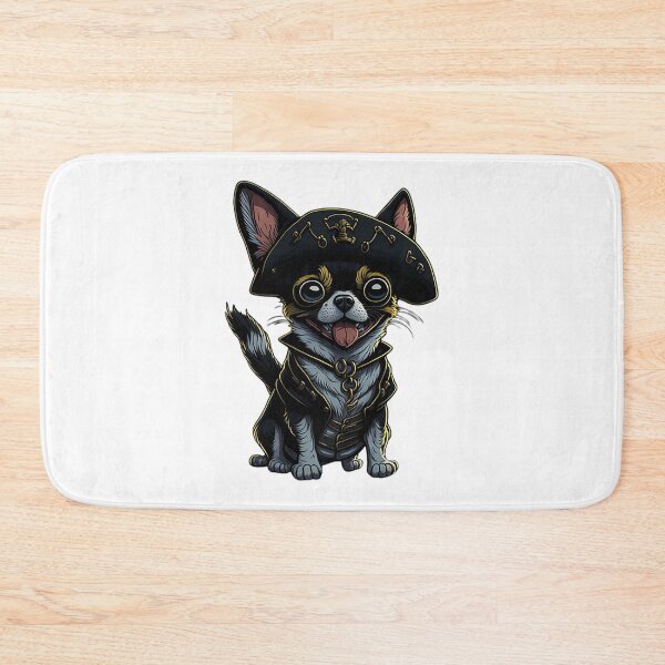 Item preview, Cartoonish Chihuahua Pirate designed and sold by likbatonboot.