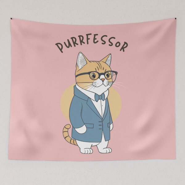Item preview, Purrfessor designed and sold by LavaCreative.