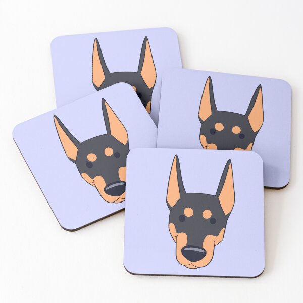 Item preview, Cute doberman dog face  designed and sold by Yaragold.