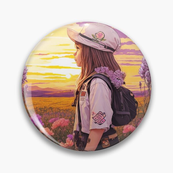 Item preview, Girl Watching Sunset over Colza Field designed and sold by Ridiculam Toga.