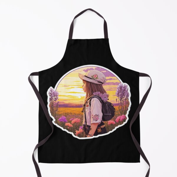 Item preview, Girl Watching Sunset over Colza Field designed and sold by Ridiculam Toga.