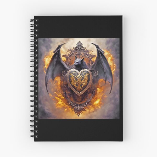 Item preview, Coat of Arms - Bat with Love Heart Shield designed and sold by Fae-Lore-Haven.