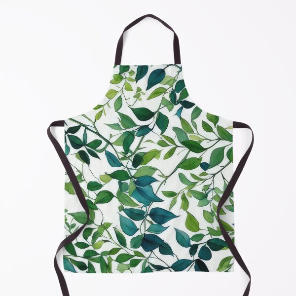 Item preview, Concept Art Vine and Leaf, Blue, Green, White Patterns designed and sold by Bilisik.
