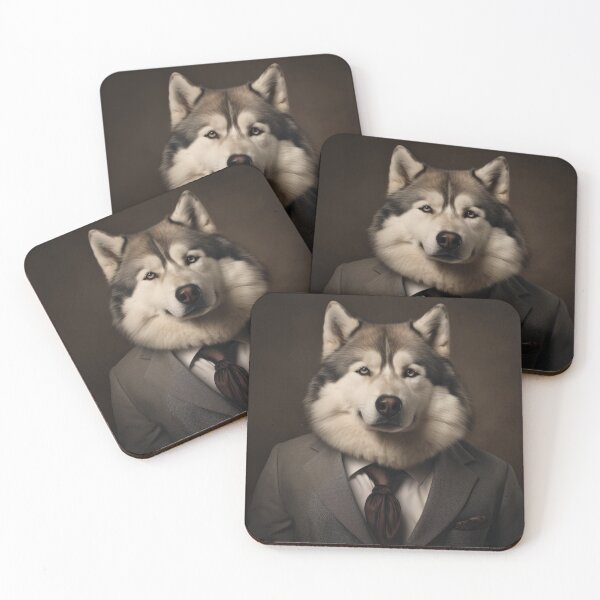 Item preview, Alaskan Malamute Dog in Suit designed and sold by Merchgard.