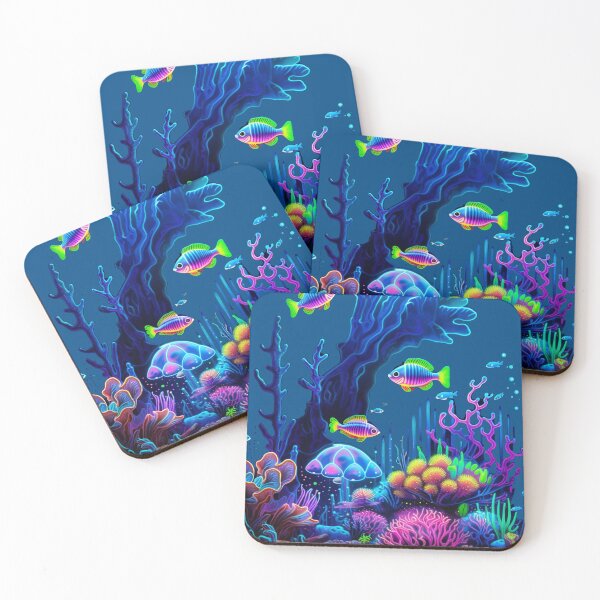 Item preview, Fluorescent coral village  designed and sold by Atelier-Arcano.