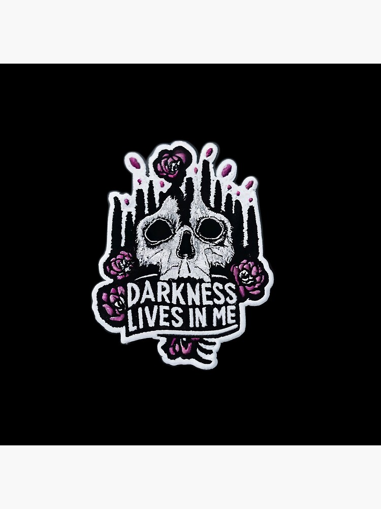 Darkness Lives In Me - Goth Patches - Iron On Patch Style iPhone Case for  Sale by SorryFrog